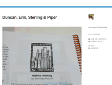 Tablet Screenshot of duncananderin.com